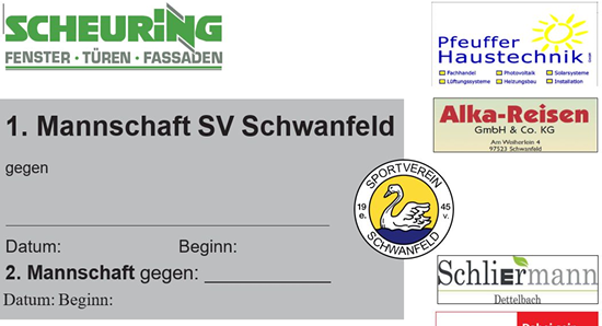 Spielankündigungsplakat